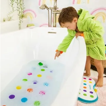 Munchkin® Dots™ Bath Mat for Kids - Fun and Safe Bathing