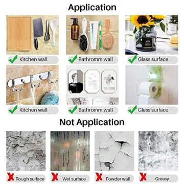 LLPT Double Sided Tape Acrylic Waterproof Permanent Strong Mounting Tape 0.24 Inch x 108 Ft Total for Nail Box Home Deco and DIY Clear (AC0240)