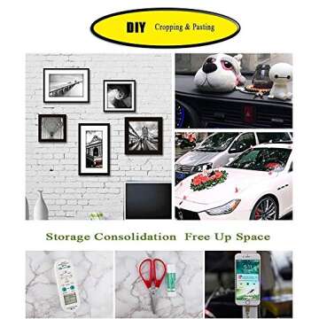 LLPT Double Sided Tape Acrylic Waterproof Permanent Strong Mounting Tape 0.24 Inch x 108 Ft Total for Nail Box Home Deco and DIY Clear (AC0240)