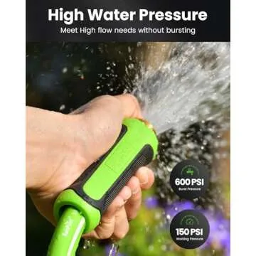 RAINPOINT Garden Hose 50ft - Kink-Free, Lightweight & Durable