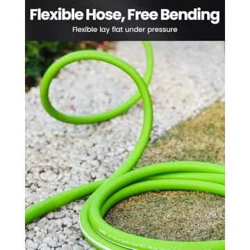 RAINPOINT Garden Hose 50ft - Kink-Free, Lightweight & Durable