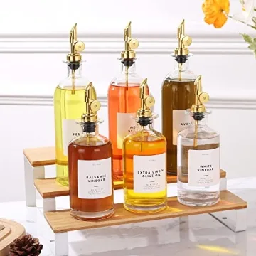 Molimoli Oil Vinegar Dispenser Set with Metal Spout 500ml