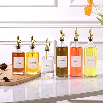 Molimoli Oil Vinegar Dispenser Set with Metal Spout 500ml