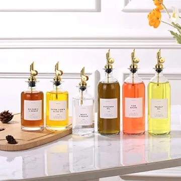 Molimoli Oil Vinegar Dispenser Set with Metal Spout 500ml