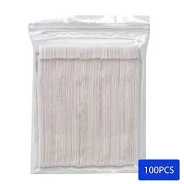 100 PCS 8 x 1/2 Inch Reusable Fastening Cable Ties White with Hook Loop Rope Holder, KOOWIN Adjustable Cord Organization Straps Management Cable Wraps Cord Wire Organizer for Home and Office