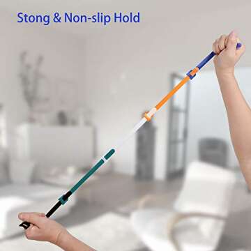 100 PCS 8 x 1/2 Inch Reusable Fastening Cable Ties White with Hook Loop Rope Holder, KOOWIN Adjustable Cord Organization Straps Management Cable Wraps Cord Wire Organizer for Home and Office