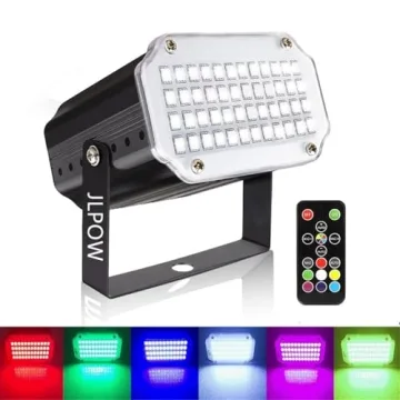 Super Bright RGB Halloween Strobe Light with Remote Control
