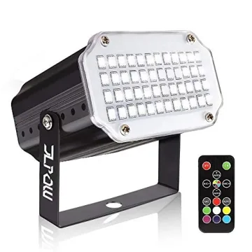 RGB Halloween Strobe Light with Wireless Remote
