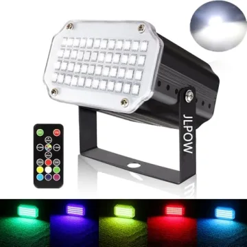 RGB Halloween Strobe Light with Wireless Remote