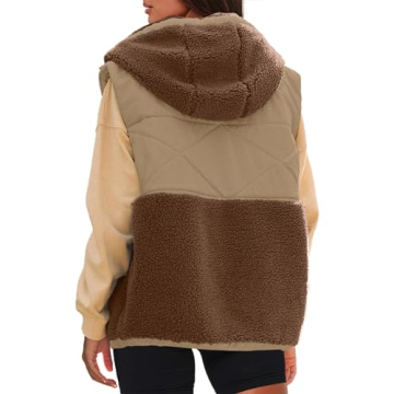 Stylish Nirovien Oversized Fleece Vest for Women