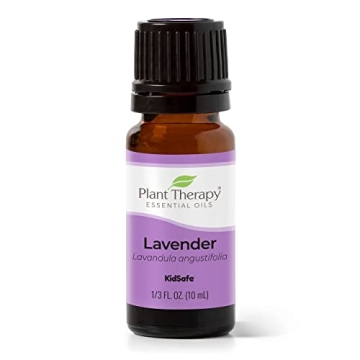 Plant Therapy Lavender Essential Oil - 100% Pure, Therapeutic Grade, Relaxation and Body Care, 10 mL