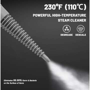 Outspurge Handheld Steam Cleaner for Versatile Home Use