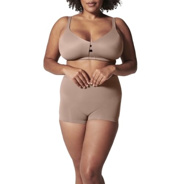 SPANX Ecocare Everyday Shaping Boyshorts in Cafe Au Lait - Comfortable and Eco-Friendly