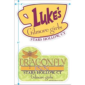 Popfunk Gilmore Girls Luke's Diner Adult T Shirt & (XX-Large) Athletic Heather