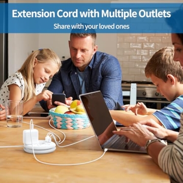 NTONPOWER Travel Power Strip with USB Charging Ports