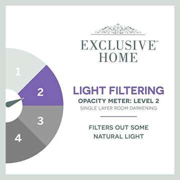 Exclusive Home Loha Curtain Panels - Sophisticated & Light Filtering