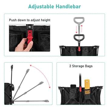 Collapsible Heavy Duty Wagon for Outdoor Adventures