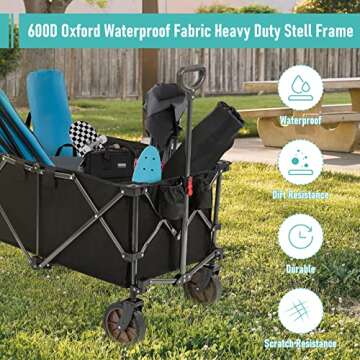Collapsible Heavy Duty Wagon for Outdoor Adventures