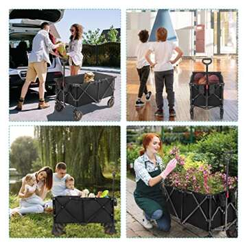 Collapsible Heavy Duty Wagon for Outdoor Adventures