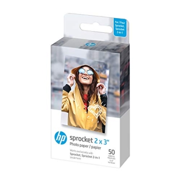 HP Sprocket 2x3" Instant Smartphone Photo Printer - Black