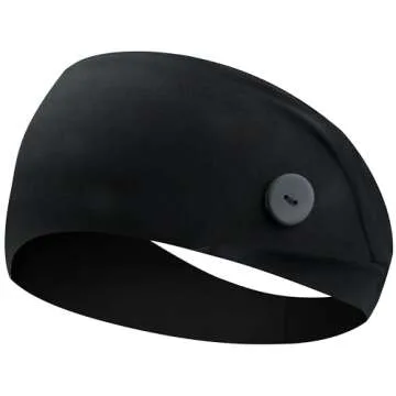 ABAMERICA Headbands with Button – Comfort & Style Combined
