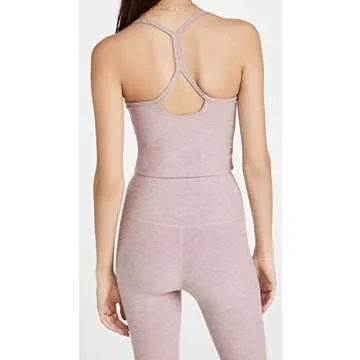 Beyond Yoga Women's Spacedye Slim Racerback Cropped Tank, Chai, S