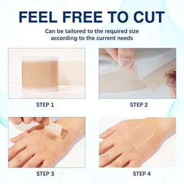 Silicone Scar Sheets (1.6”x 130”, 3.3M), Professional Silicone Scar Tape, Silicone Scar Strips, Reusable Scar Removal Sheets for Surgical Scars, C-Section, Surgery, Burn, Keloid, Acne