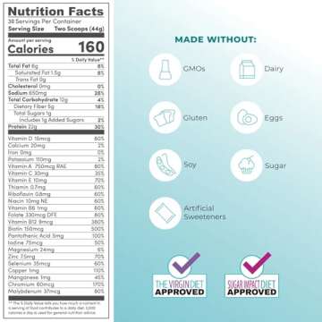 Reignite Wellness by JJ Virgin | Vanilla Plant-Based All-in-One Shake | Plant Protein Powder, Vitami...