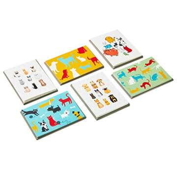Hallmark Blank Cards Assortment, Dogs and Cats (36 Assorted Note Cards with Envelopes)