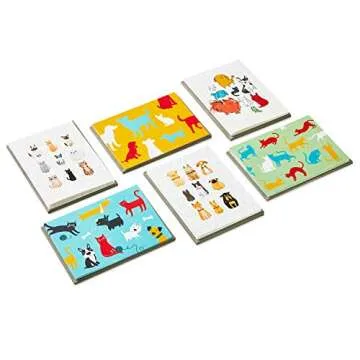 Hallmark Blank Cards Assortment, Dogs and Cats (36 Assorted Note Cards with Envelopes)