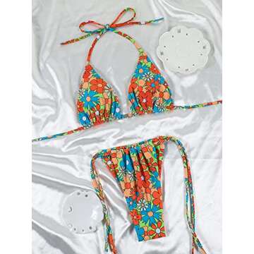 Stylish Women Halter String Bikini Set for Summer Fun
