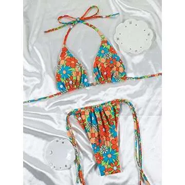 Stylish Women Halter String Bikini Set for Summer Fun