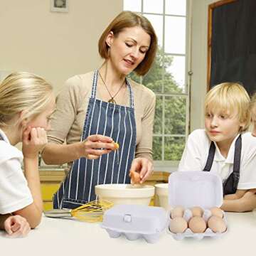 AILISDA Egg Cartons for Chicken Eggs 6 Count, Paper Pulp Bulk Reusable Egg Holder Container for Family, Kitchen, Farmhouse, 25 Pack (Natural)