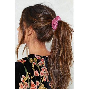 Chloven 45 Pcs Velvet Scrunchies - Vibrant Hair Accessories