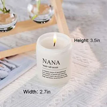 Funny Nana Gifts- Unique Mother’s Day Gift Idea for Grandma from Grandkids Grandchildren, Birthday Candle Gifts for Grandma Nana