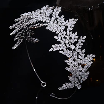 Jorsnovs Cubic Zirconia Bridal Tiara for Stunning Occasions