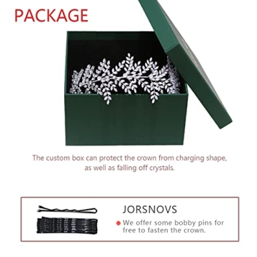 Jorsnovs Cubic Zirconia Bridal Tiara for Stunning Occasions