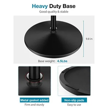 InnoGear Microphone Stand Adjustable Portable Heavy Duty