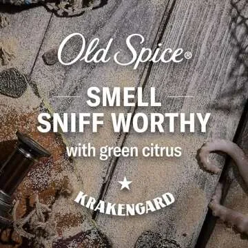 Old Spice Krakengard Body Wash for Men - Long Lasting 3X Defense