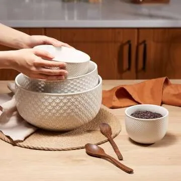 KooK Nesting Bowls Set - Versatile Kitchen Essentials