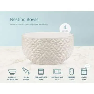 KooK Nesting Bowls Set - Versatile Kitchen Essentials