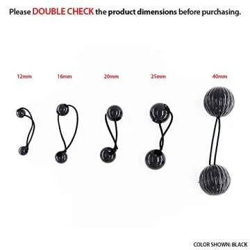 20 Pcs Hair Ties 20mm Ball Bubble Ponytail Holders Colorful Clear Assorted Elastic Accessories for Kids Children Girls (Clear)