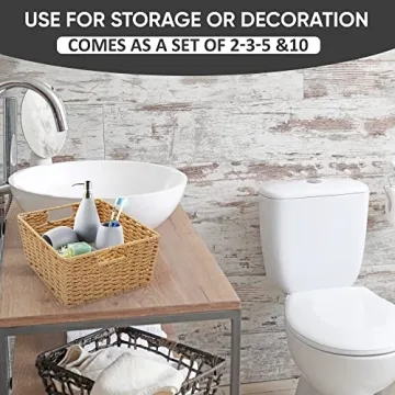 KOVOT Woven Baskets - Stylish Storage Solution