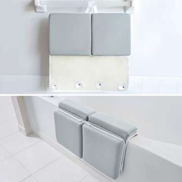 Bath Kneeler and Elbow Rest Pad, 1.75 inch Extra Thick Baby Bath Kneeling Pad and Elbow Pad for Bath...