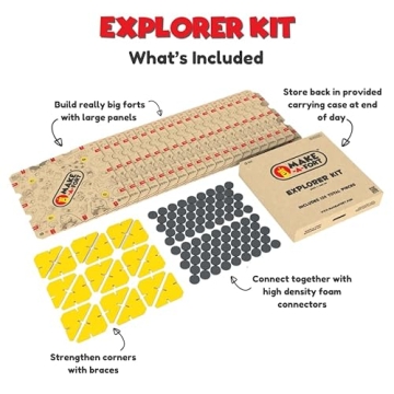 Make-A-Fort Explorer Kit for Endless Kid Creativity