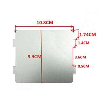 2 PCS Microwave Oven Parts Mica Slice Super Thick Heat Insulation Accessories,Waveguide Cover for Fr...