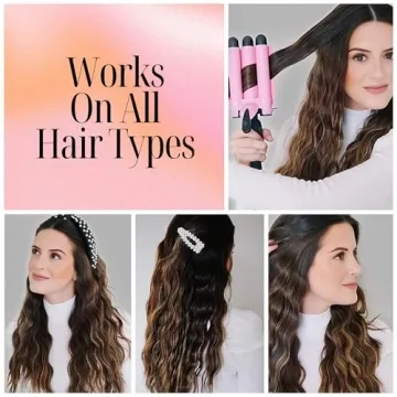 Alure Three Barrel Curling Iron for Salon-Quality Waves