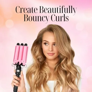 Alure Three Barrel Curling Iron for Salon-Quality Waves