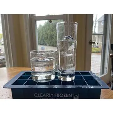 ClearlyFrozen Clear Ice Cube Maker for Perfect Cocktails