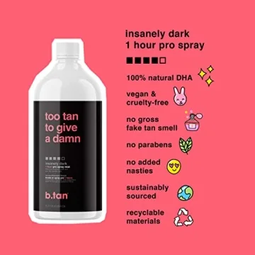 b.tan Spray Tan | Fast Dark Sunless Tanning Solution